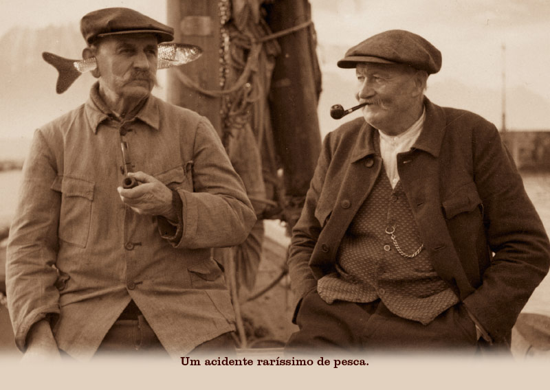 Um acidente raríssimo de pesca.