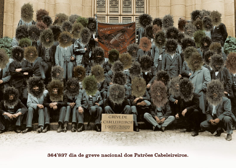 364’837 dia de greve nacional dos Patrões Cabeleireiros.
