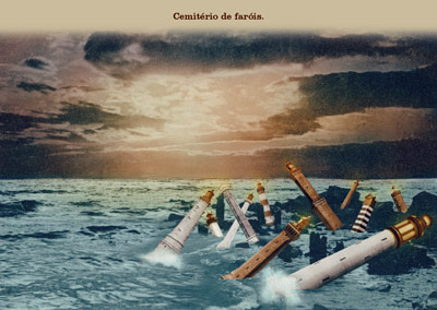 Cemitério de faróis.